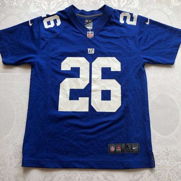 Nike NFL New York Giants Youth Size M(10-12) Blue Jersey #26